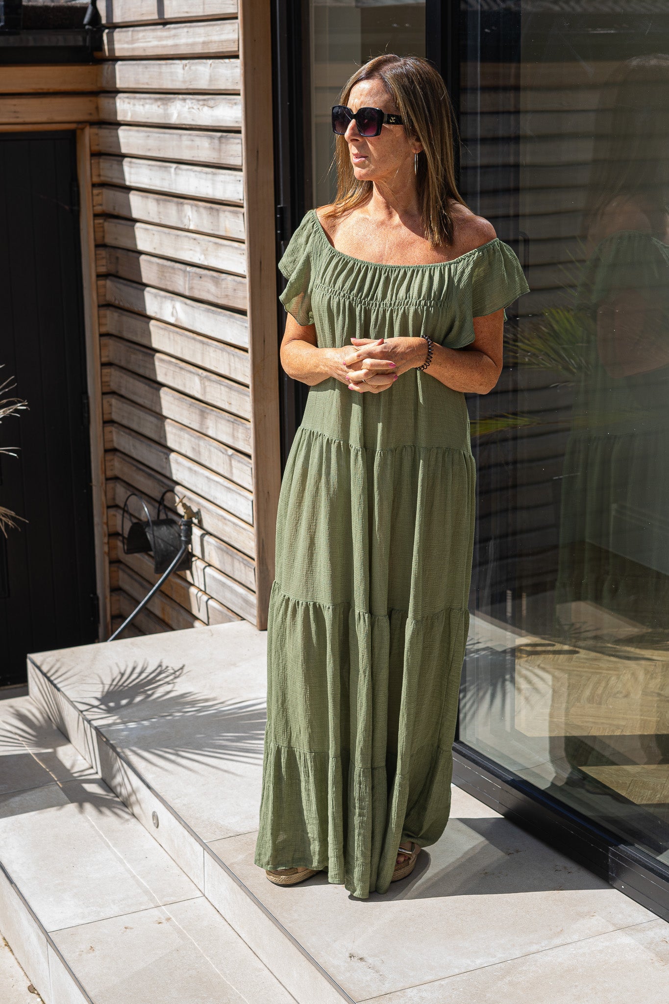 Viscose Crepe Gypsy Dress