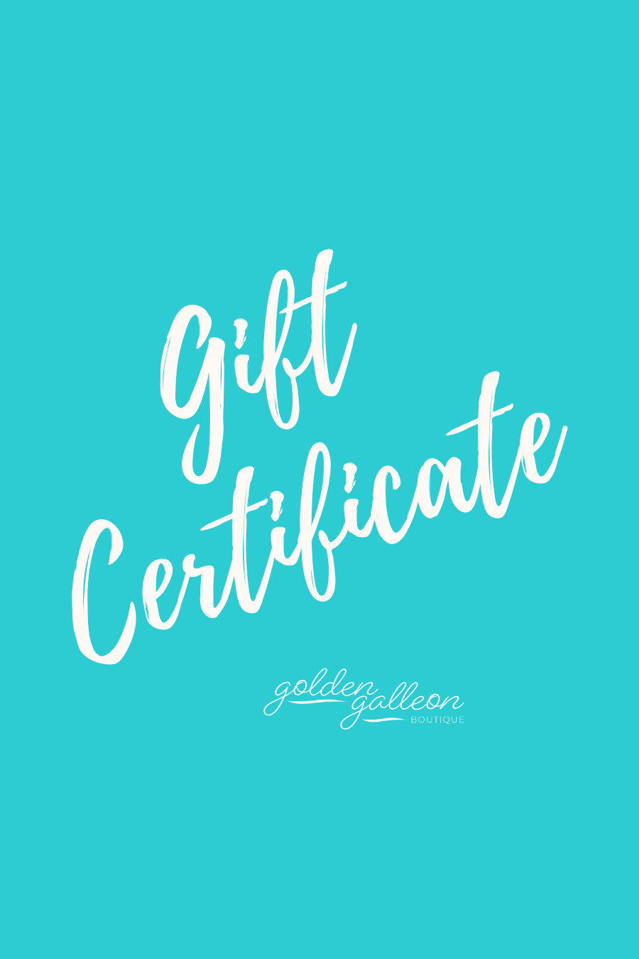Golden Galleon Gift Card