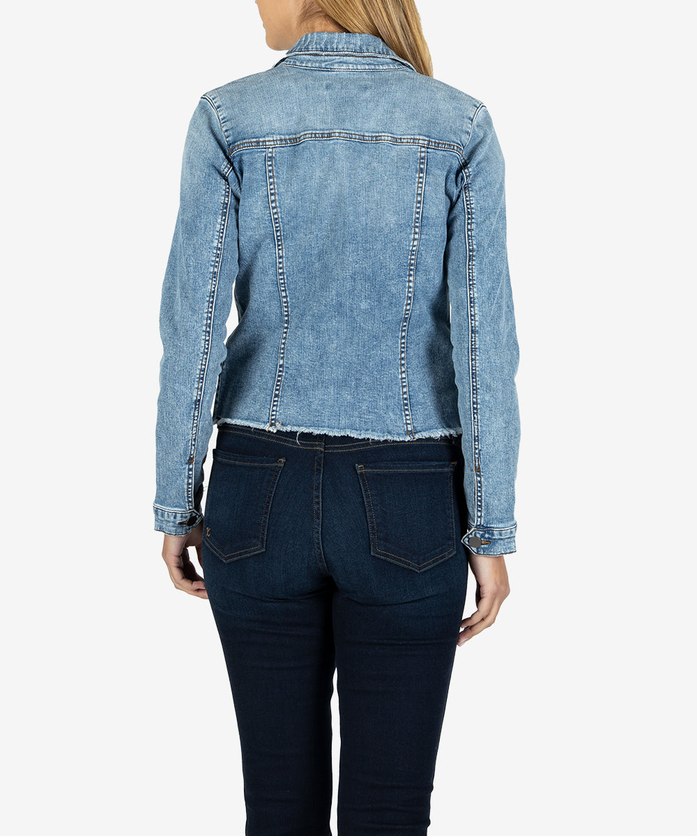 KUT From The Cloth Denim Jacket - Medium Wash