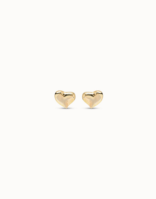 UNOde50 Stud earrings with heart shape