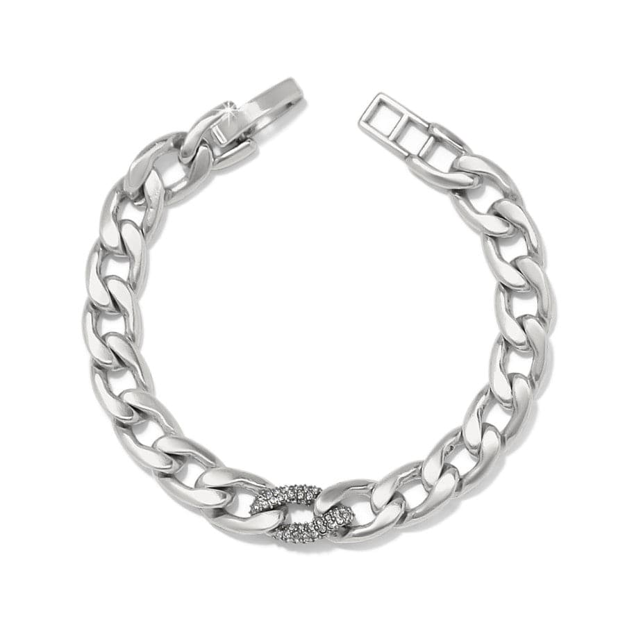 Brighton Cleo Pave Link Bracelet - Silver