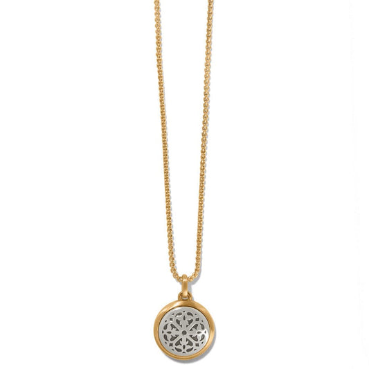 Brighton Ferrara Two Tone Luce Short Necklace