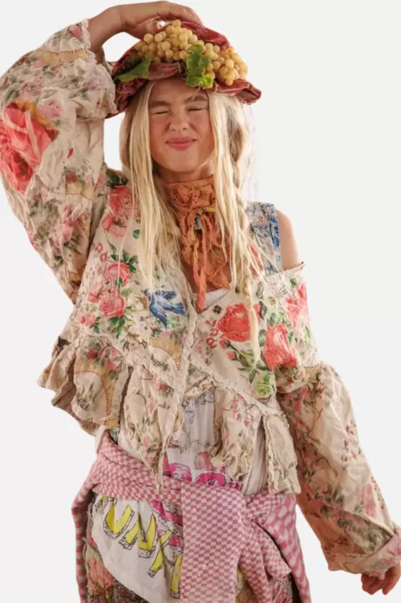 Magnolia Pearl Jacket 662 Floral Applique Monique Jacket