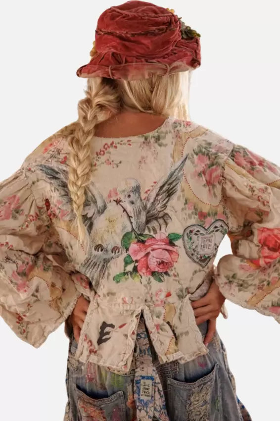 Magnolia Pearl Jacket 662 Floral Applique Monique Jacket