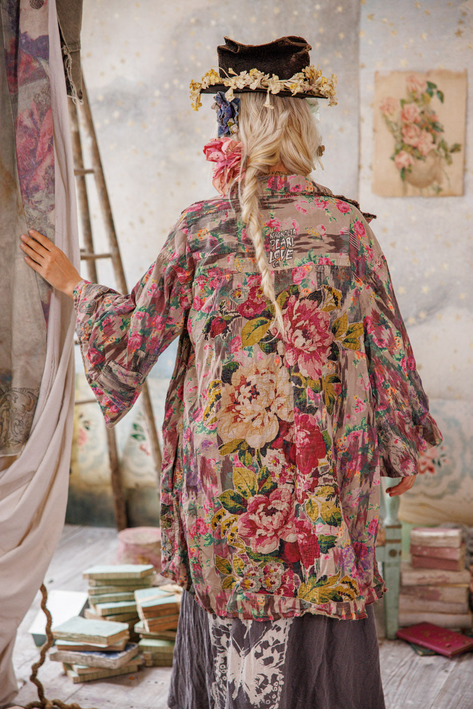 Magnolia Pearl Jacket 1122 Applique Cyrene Coat