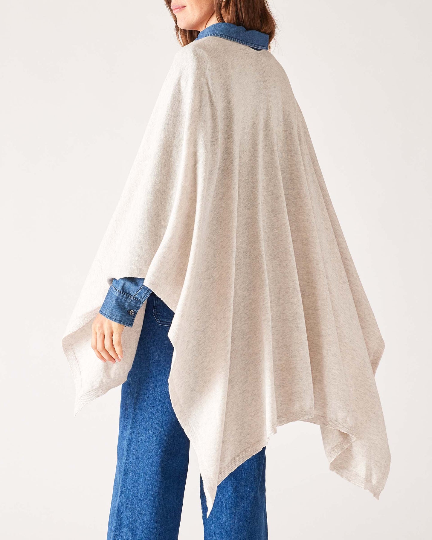 Mersea Cotton/Cashmere Wrap - Cloud