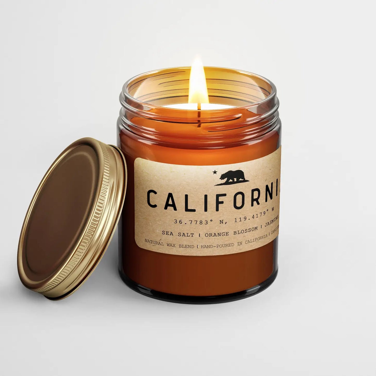 Candlefy 'California' Natural Wax Scented Candle