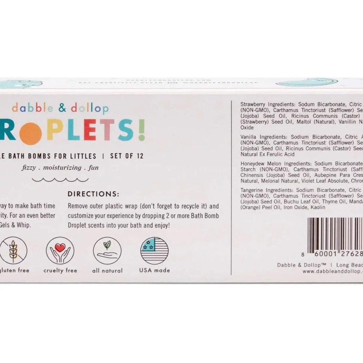 Dabble & Dollop 100% Natural Bath Bombs - Original scent