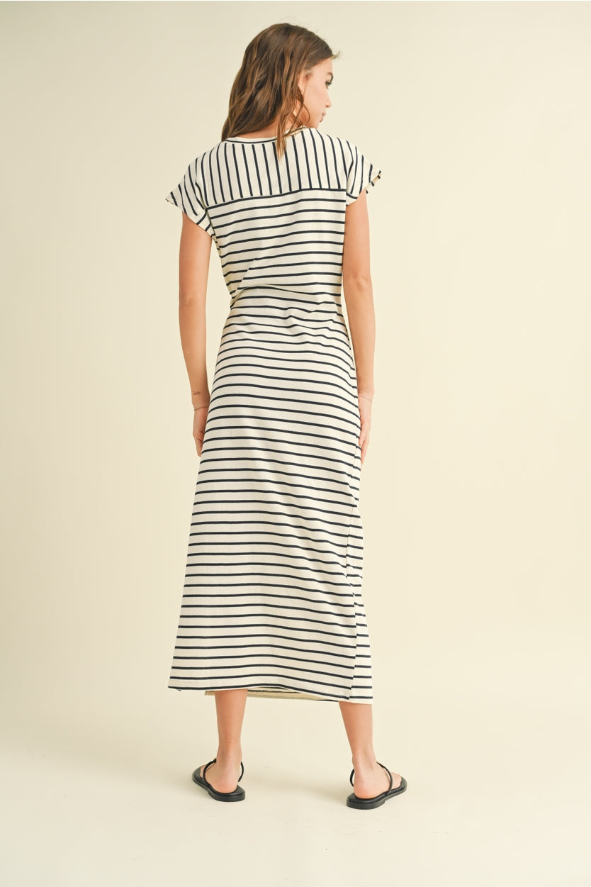 Miou Muse D3620 Stripe Dress