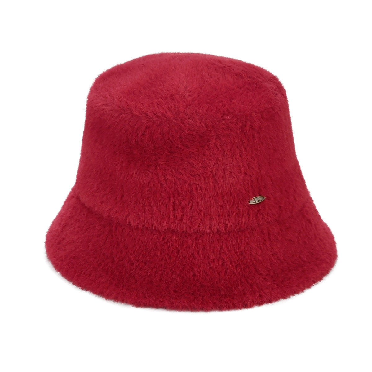 CC Beanie Short Hair Faux Fur Bucket Hat