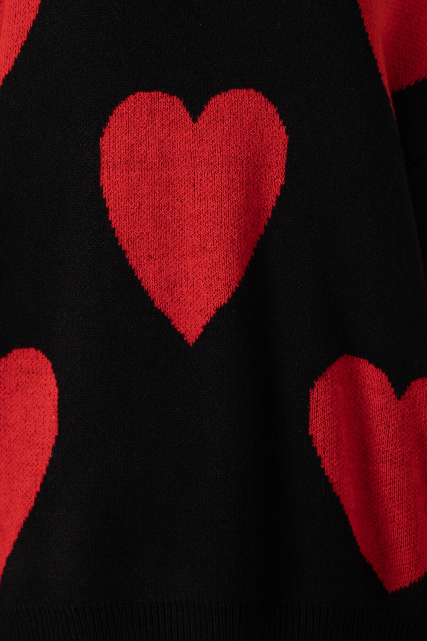 Heart Print Sweater