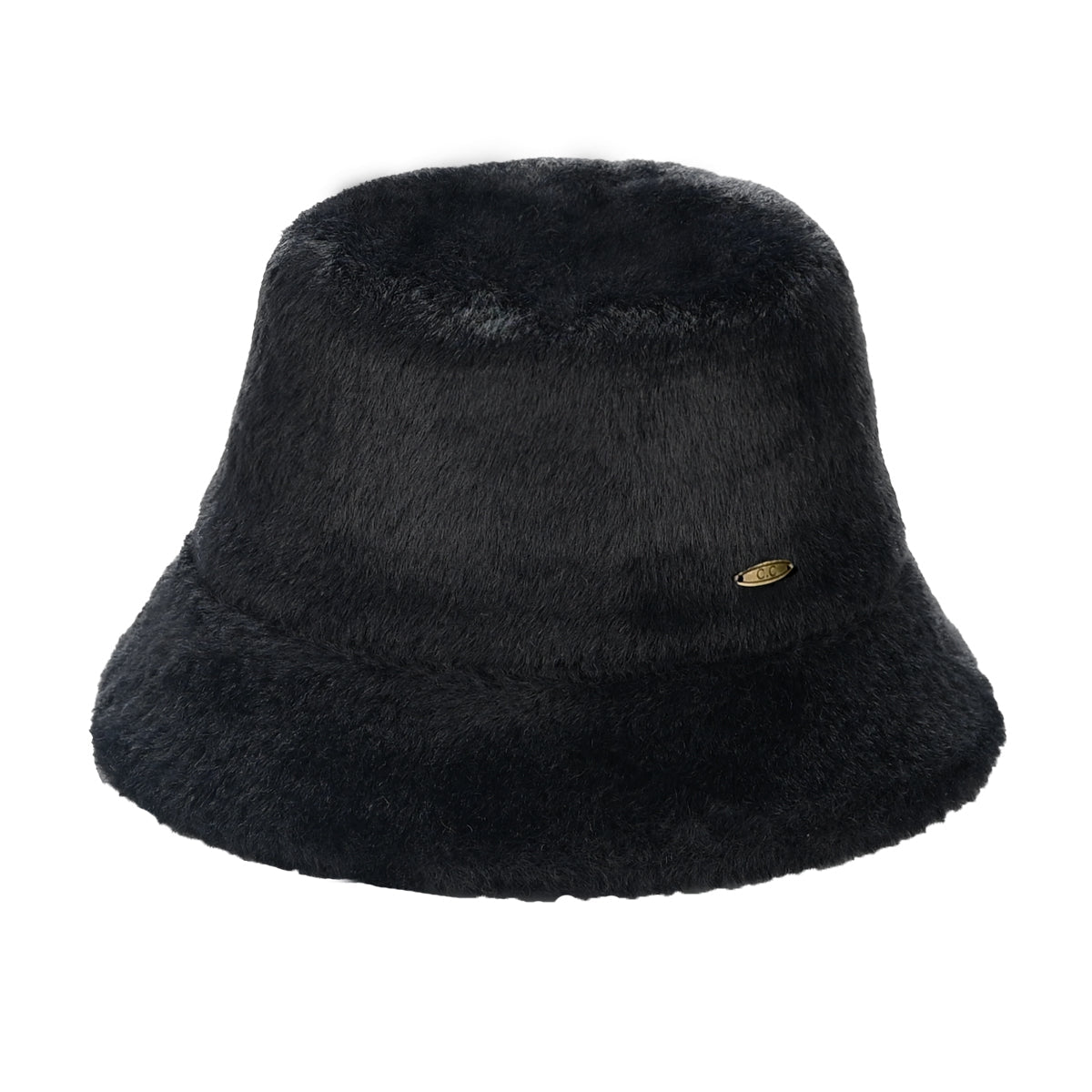 CC Beanie Short Hair Faux Fur Bucket Hat