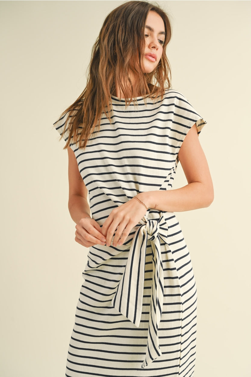 Miou Muse D3620 Stripe Dress