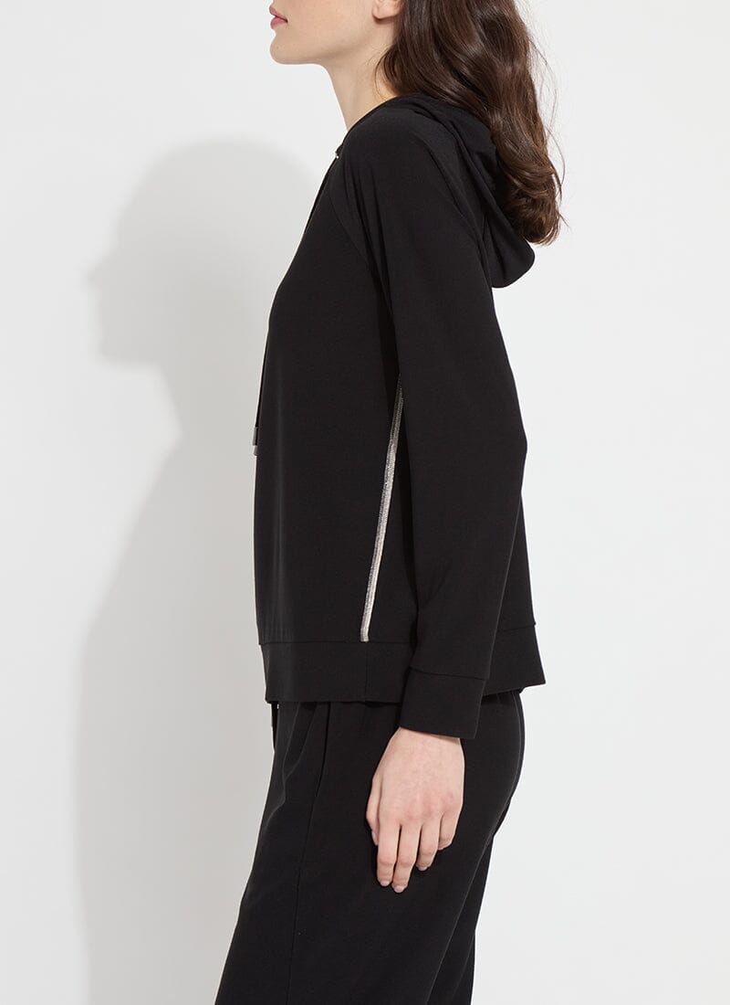 Julia Stretch Crepe Hoodie