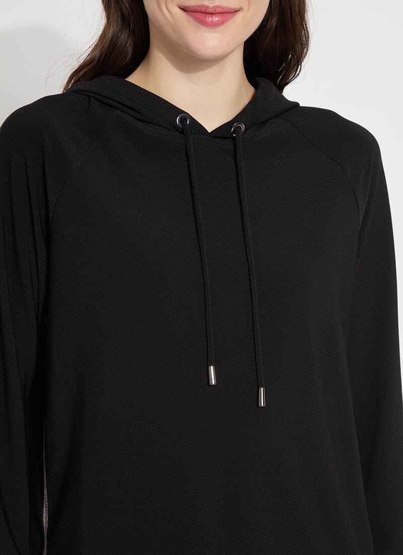 Julia Stretch Crepe Hoodie