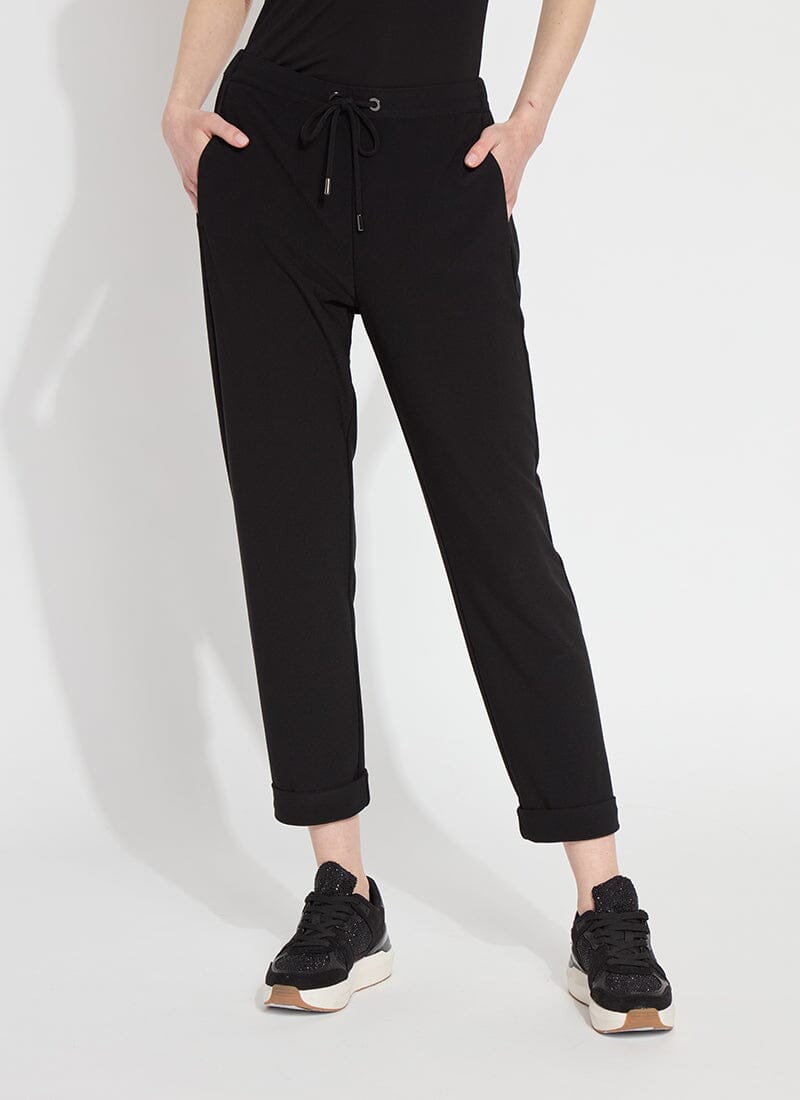 Julia Stretch Crepe Cuffed Jogger