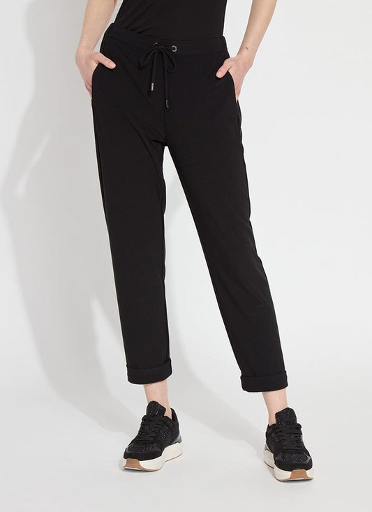 Julia Stretch Crepe Cuffed Jogger