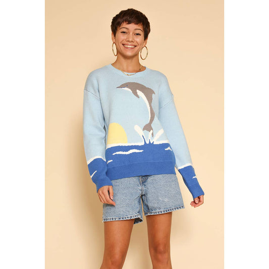 Dolphin Knit Sweater