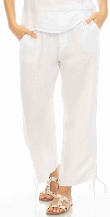 Cropped Linen Pant