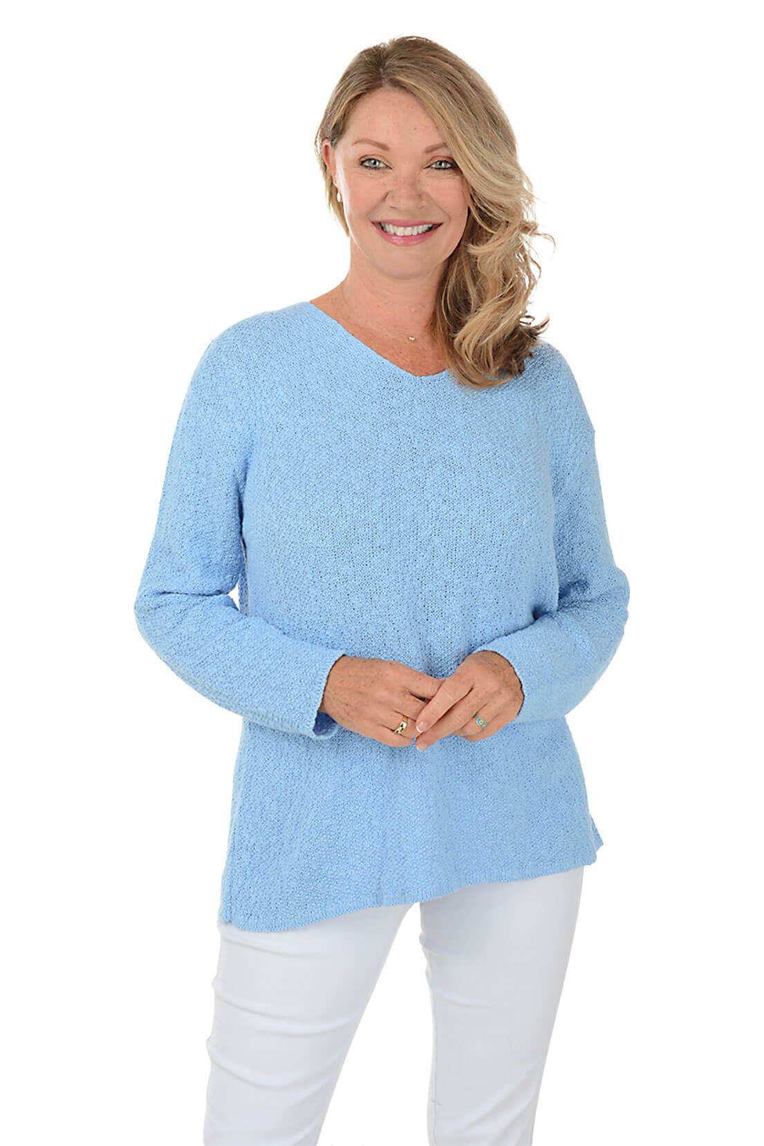 Avalin 2080 V-Neck Scramble Stitch