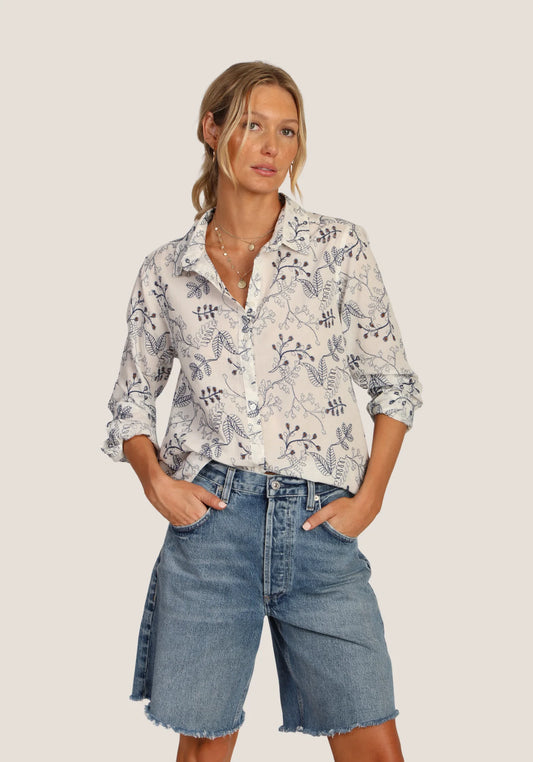 Faded Floral Blouse