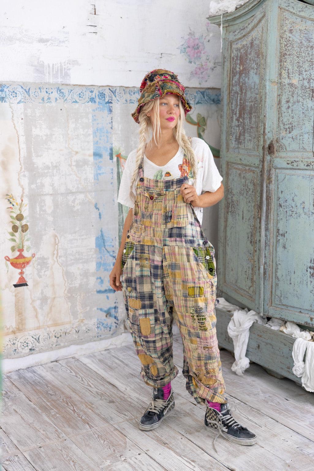 Magnolia Pearl Patchwork Love Overalls