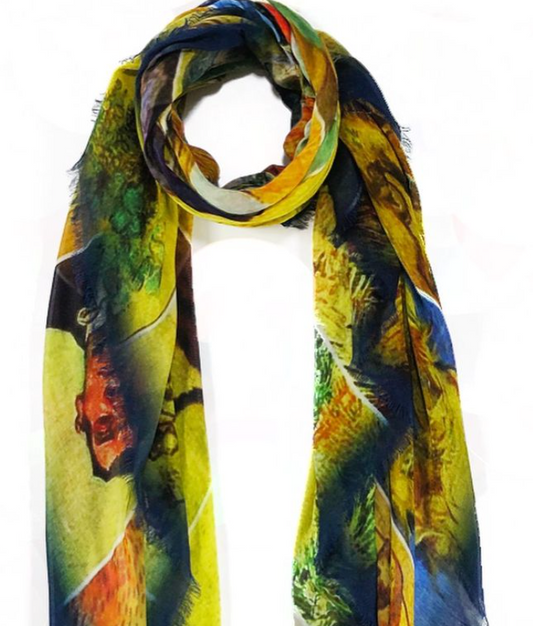 Vintage Artisan Scarf - Van Gogh