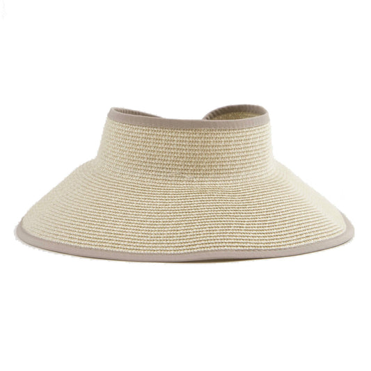 San Diego Hat Company's Signature Women's Ultrabraid Large Brim Visor