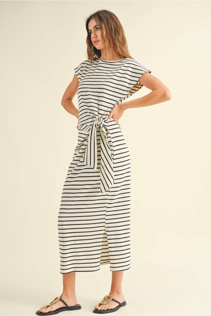 Miou Muse D3620 Stripe Dress