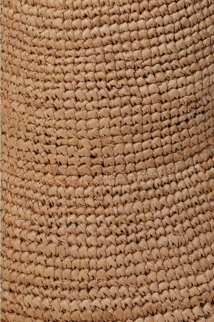 Braided Raffia Bucket Hat