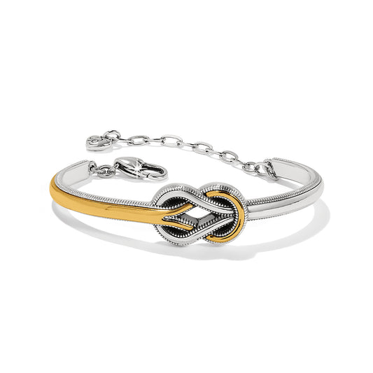 Brighton Interlok Harmony Two Tone Bar Bracelet