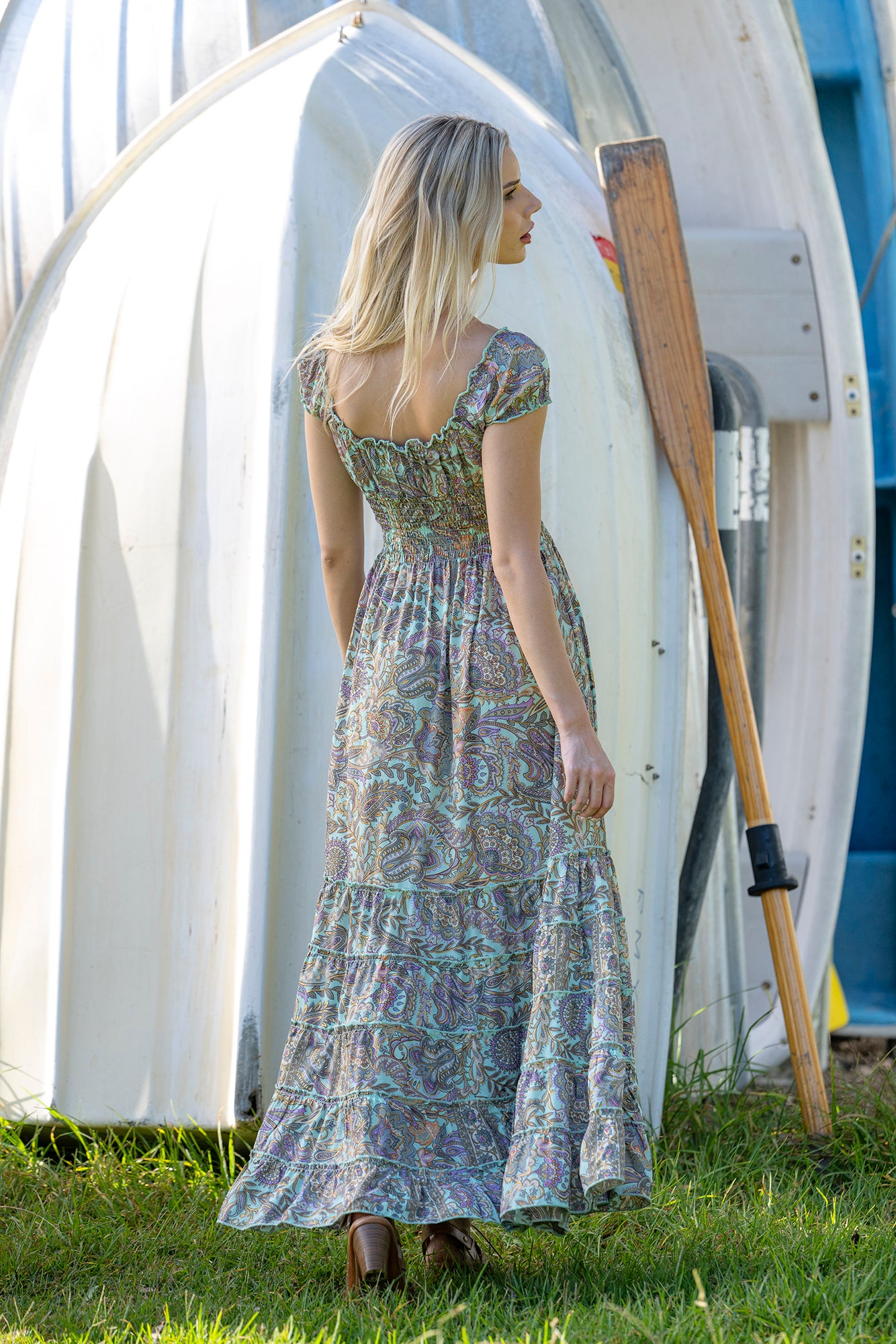 Cienna Rosa Maxi Dress - Yasmin