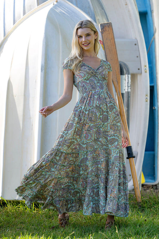 Cienna Rosa Maxi Dress - Yasmin