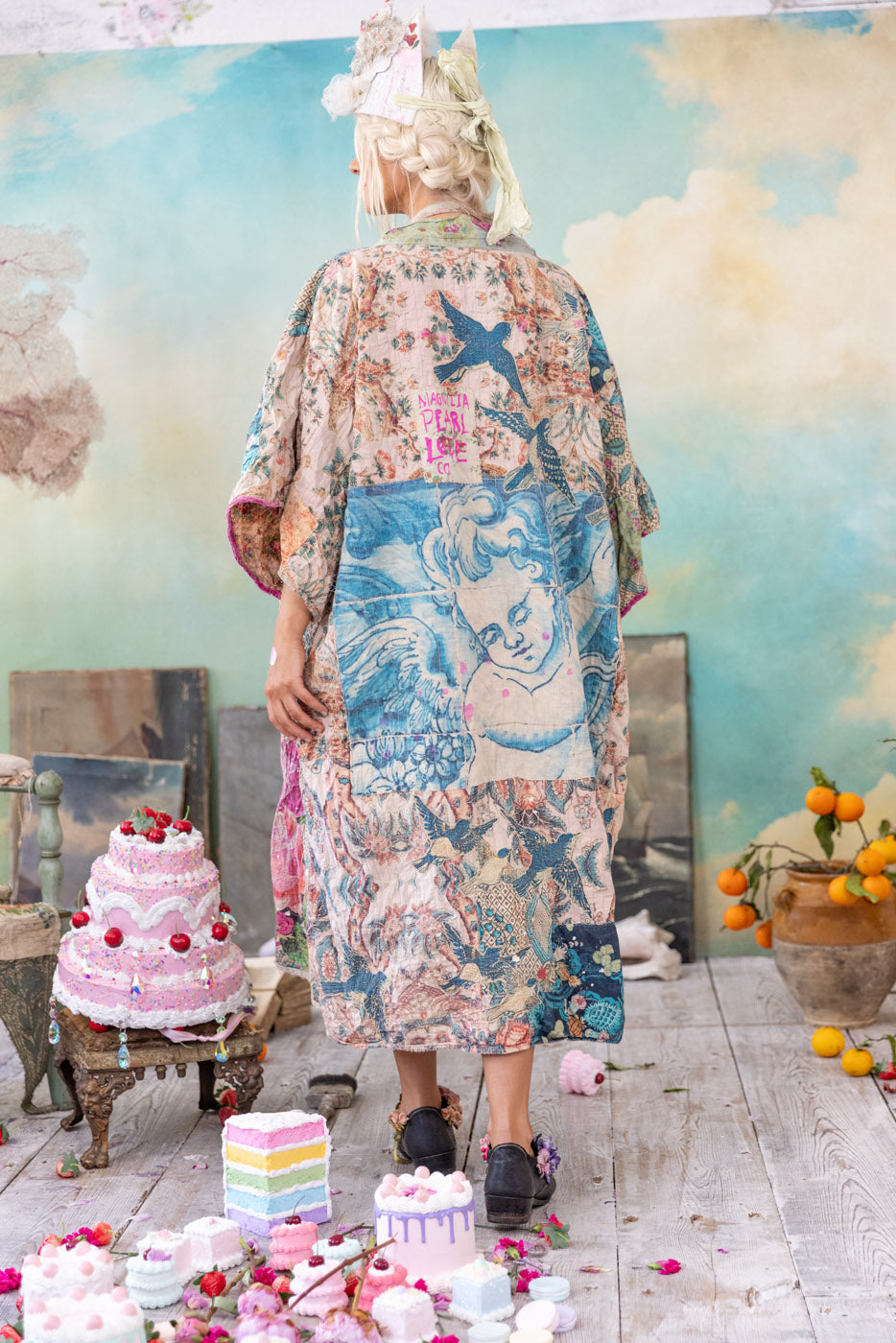 Magnolia Pearl Jacket 1190 Piecewise Dashi Kimono