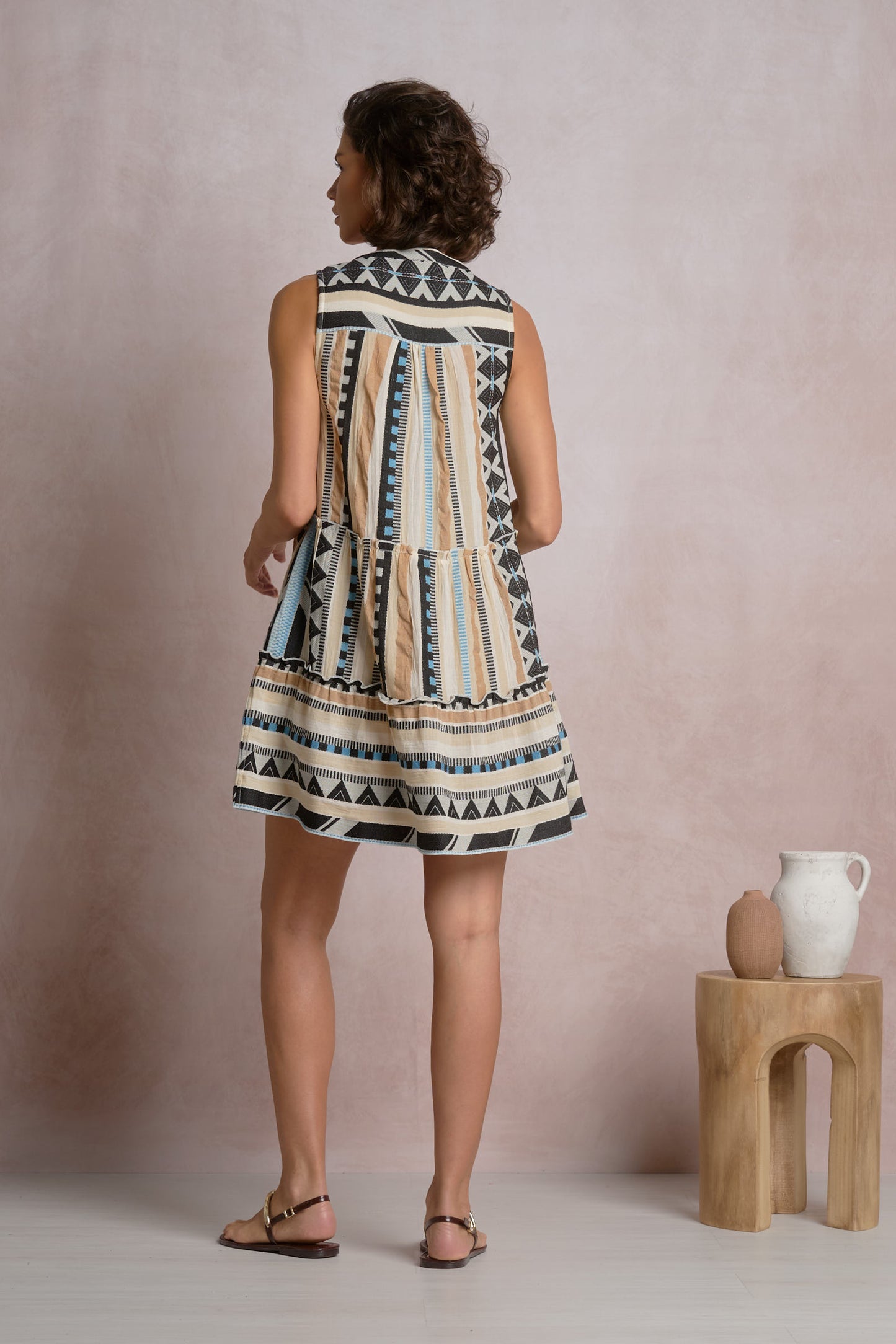 A-Line Sleeveless Dress