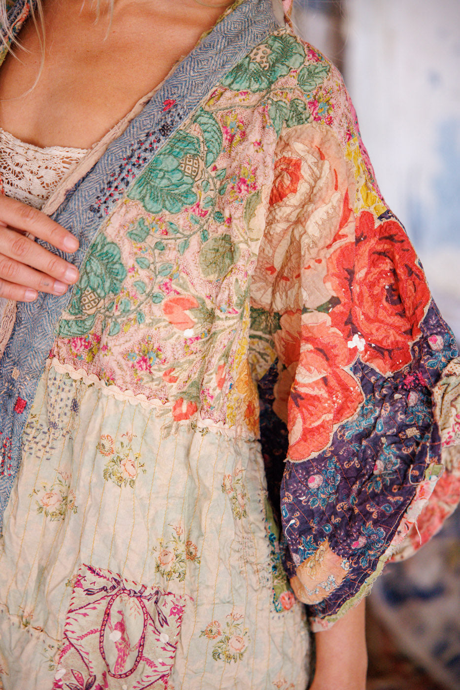 Magnolia Pearl Jacket 1234 Piecewise Dashi Kimono