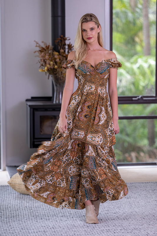 Donella Rosa Maxi Dress