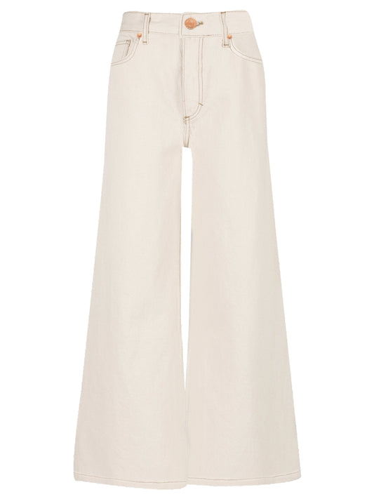 High Rise Cropped Wide Leg Pant