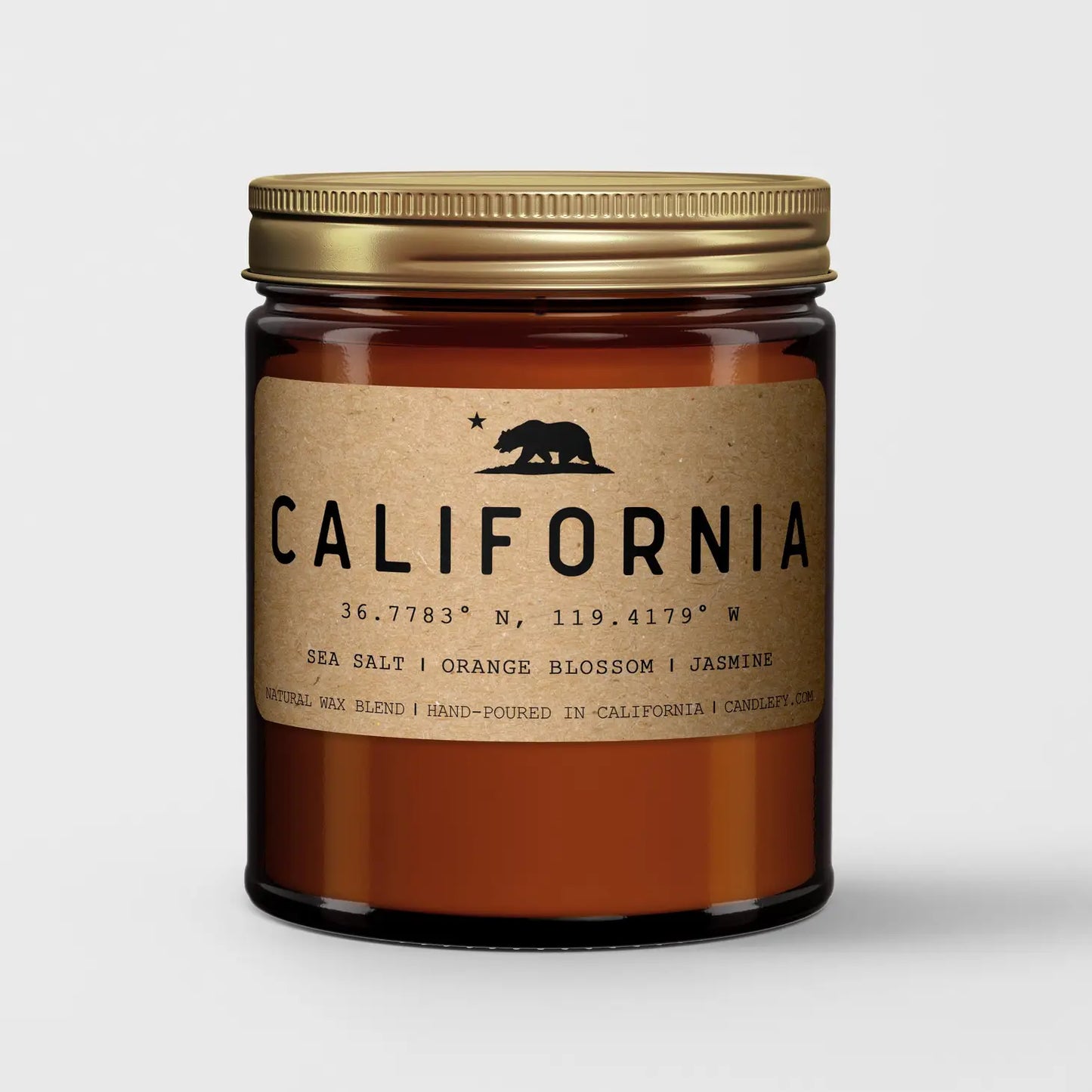Candlefy 'California' Natural Wax Scented Candle