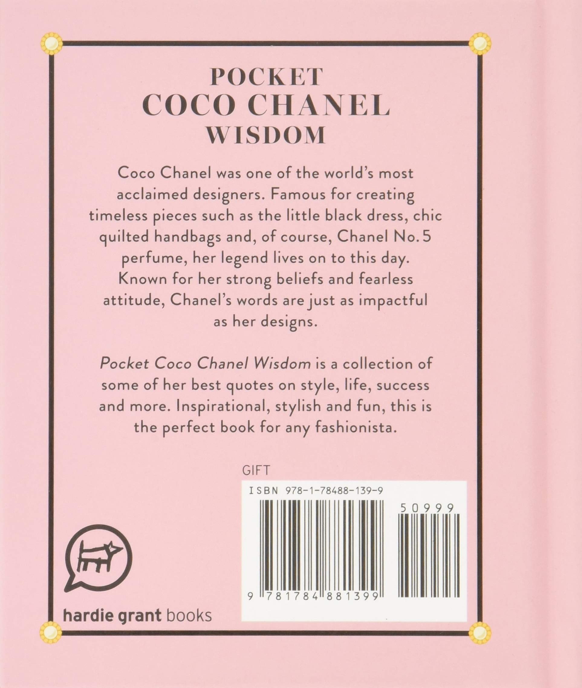 Pocket Coco Chanel Wisdom – Golden Galleon